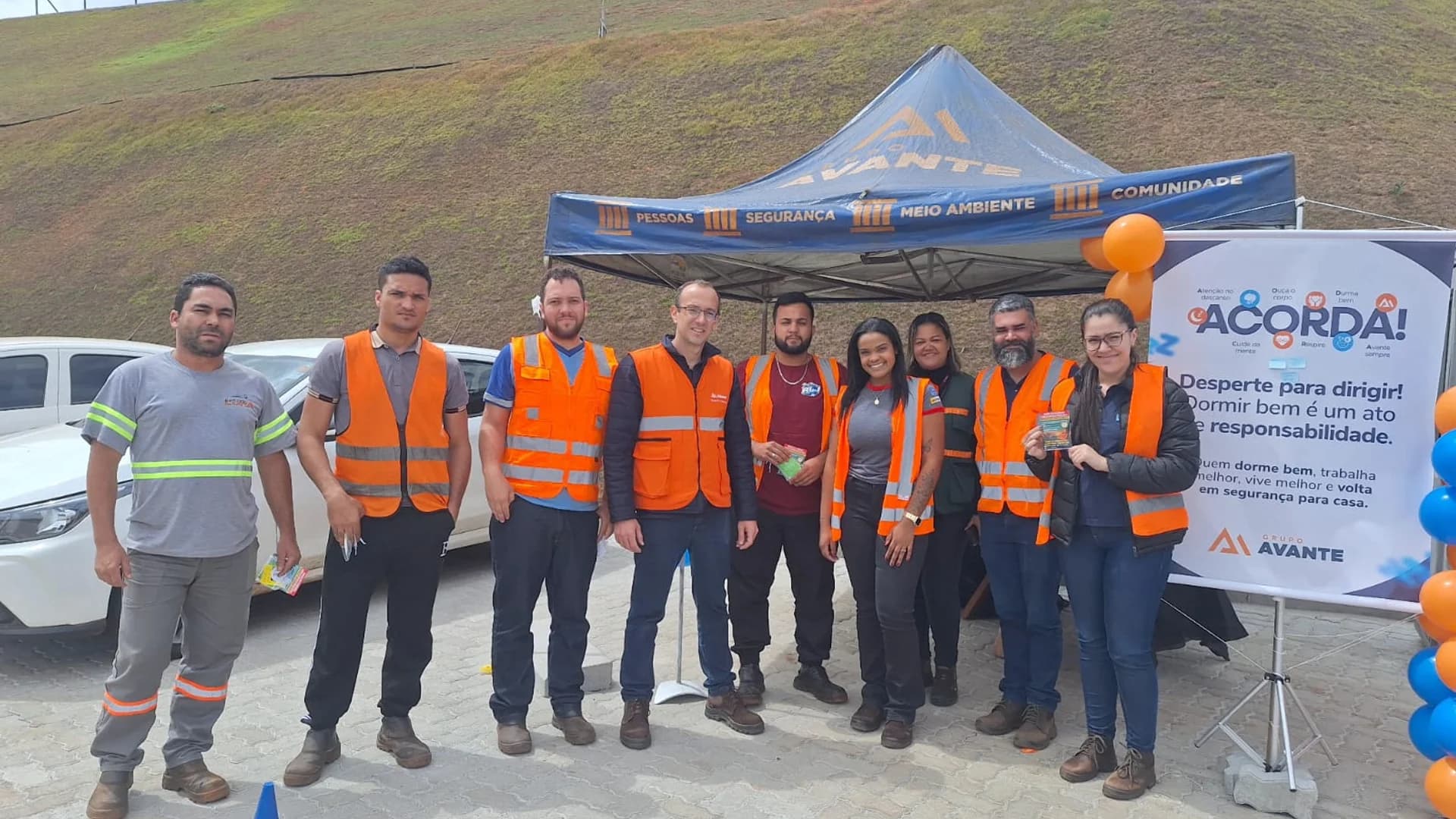 Pilar Segurança promove blitz  sobre importância do sono