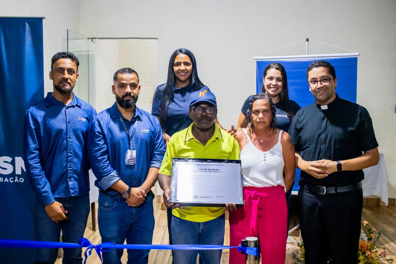 GSM entrega salão revitalizado  à Conferência de São Benedito
